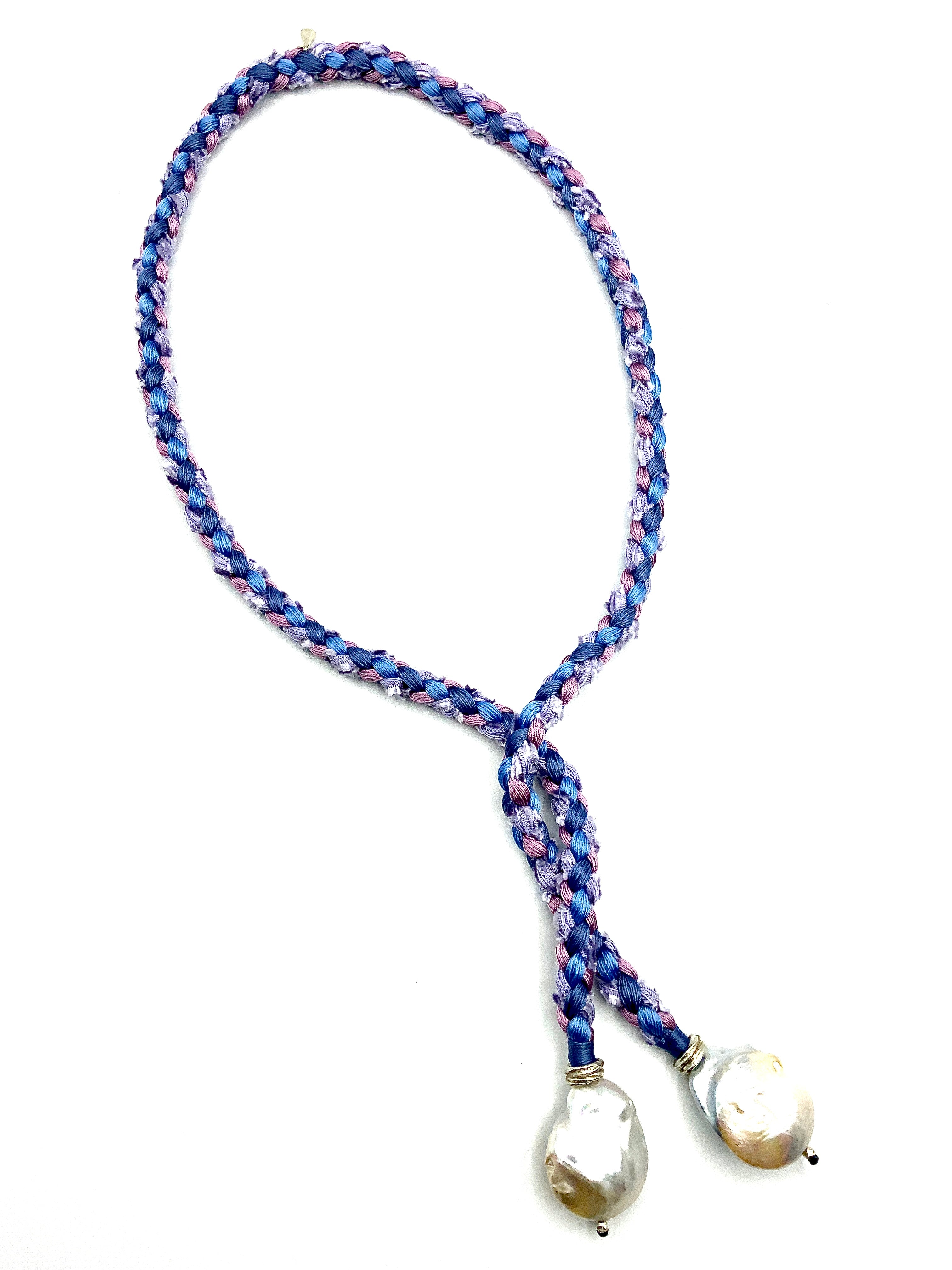 #21 Cord White Pearl drops