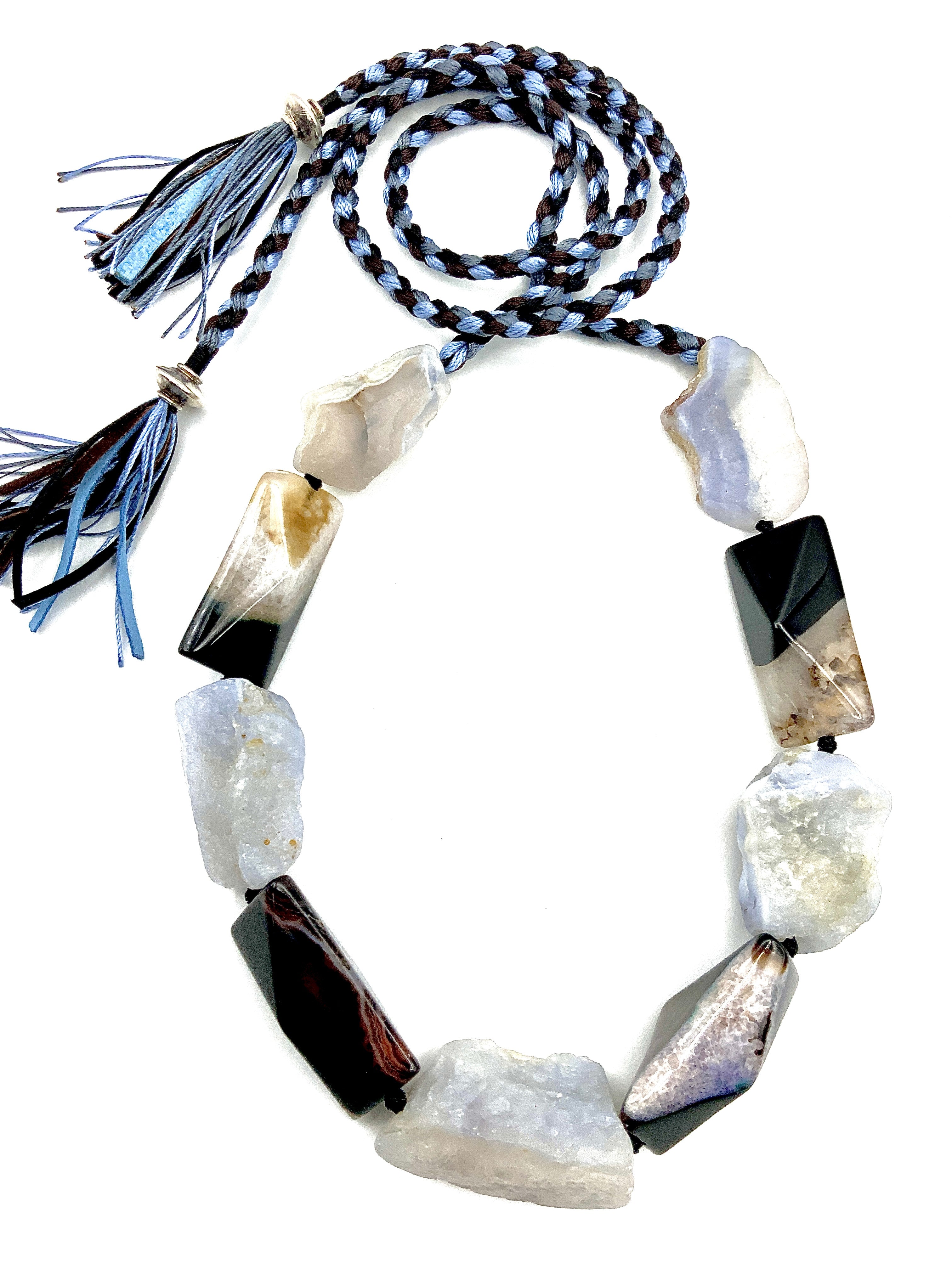#26 Blue Chalcedony Nuggets & Botswana Agate