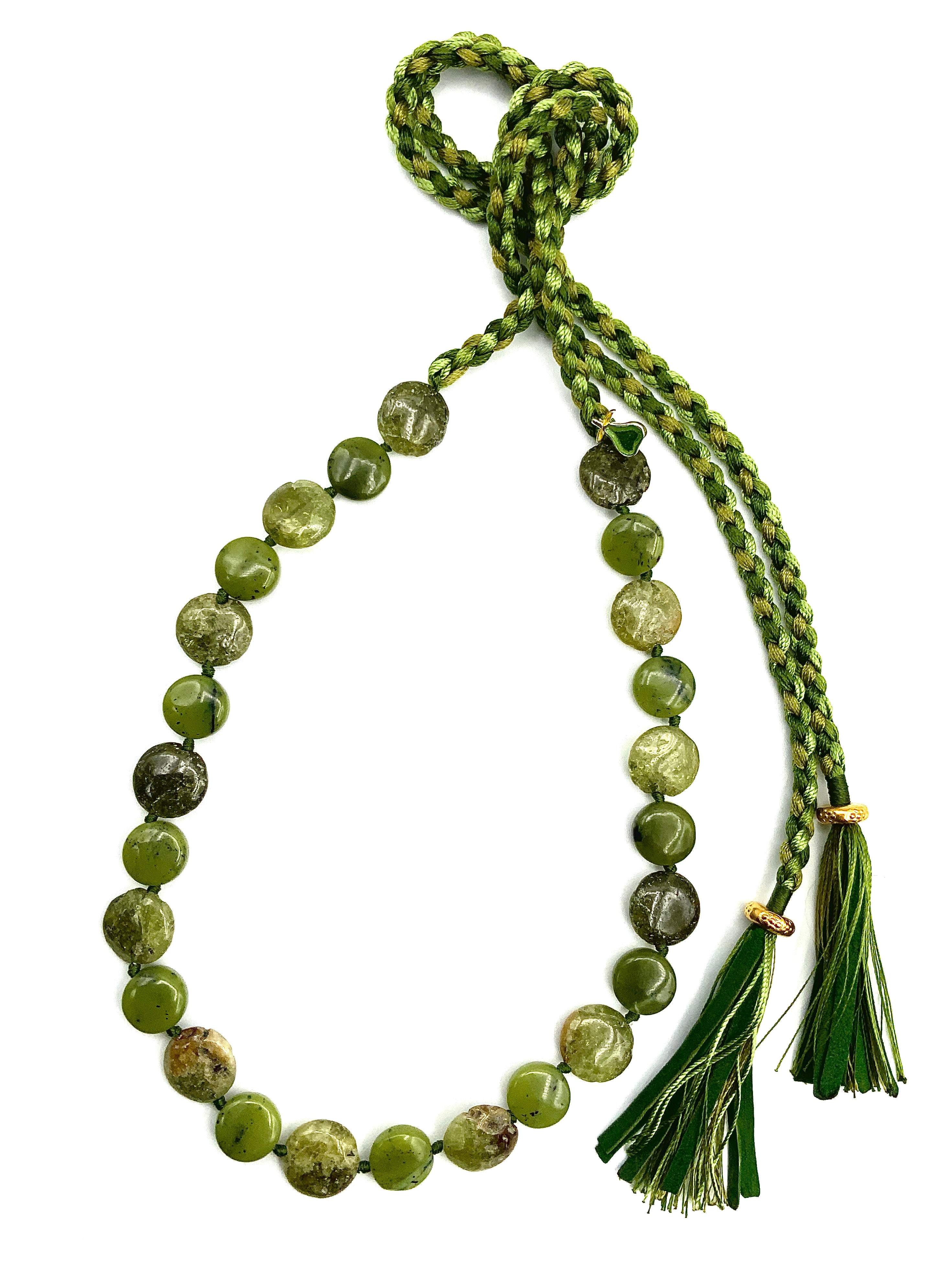 # 22 Canadian Jade & Green Garnet Coins