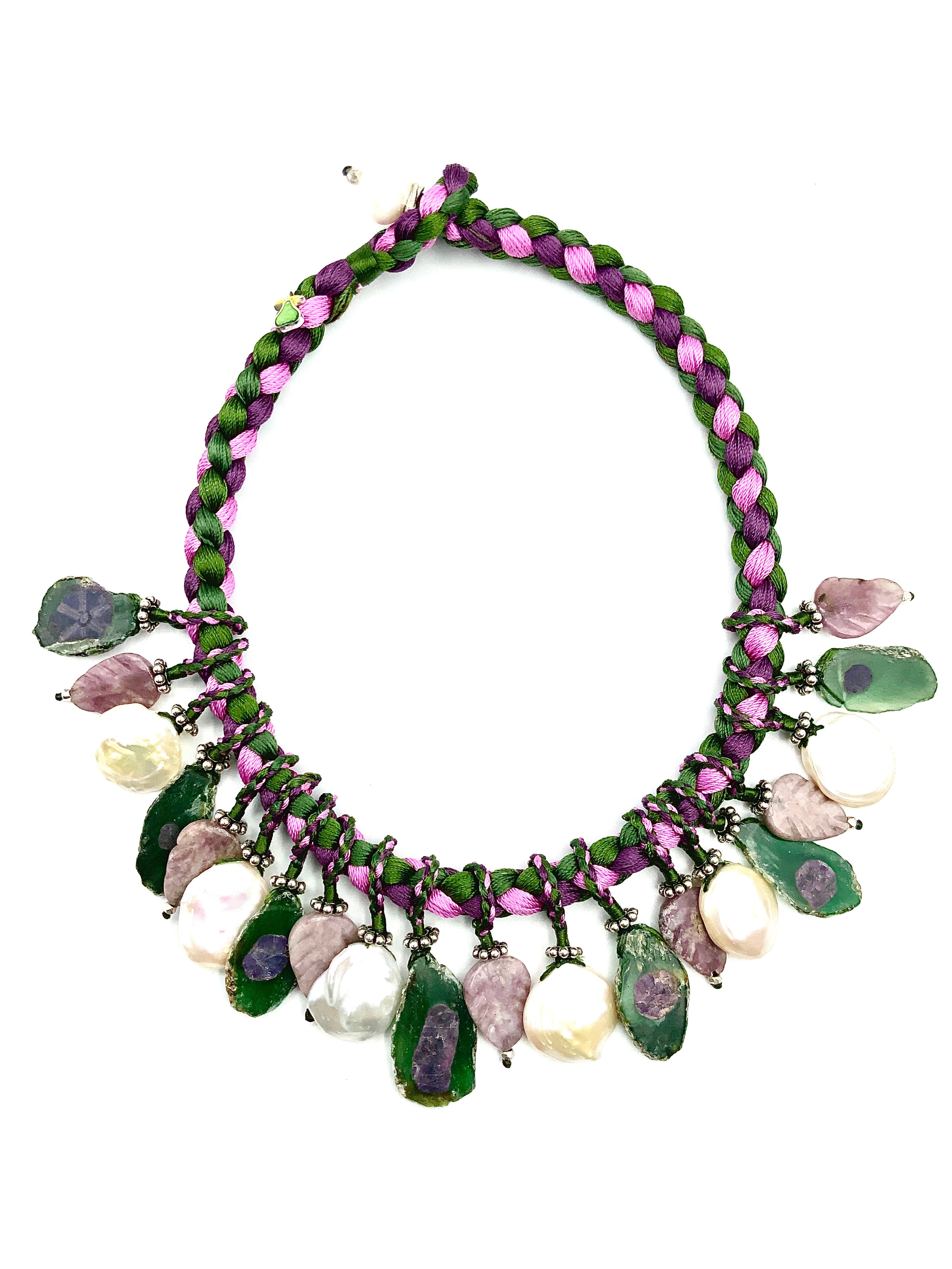 #1 The Artisan Touch - A Handcrafted Necklace , Rich in Coloured & Craft