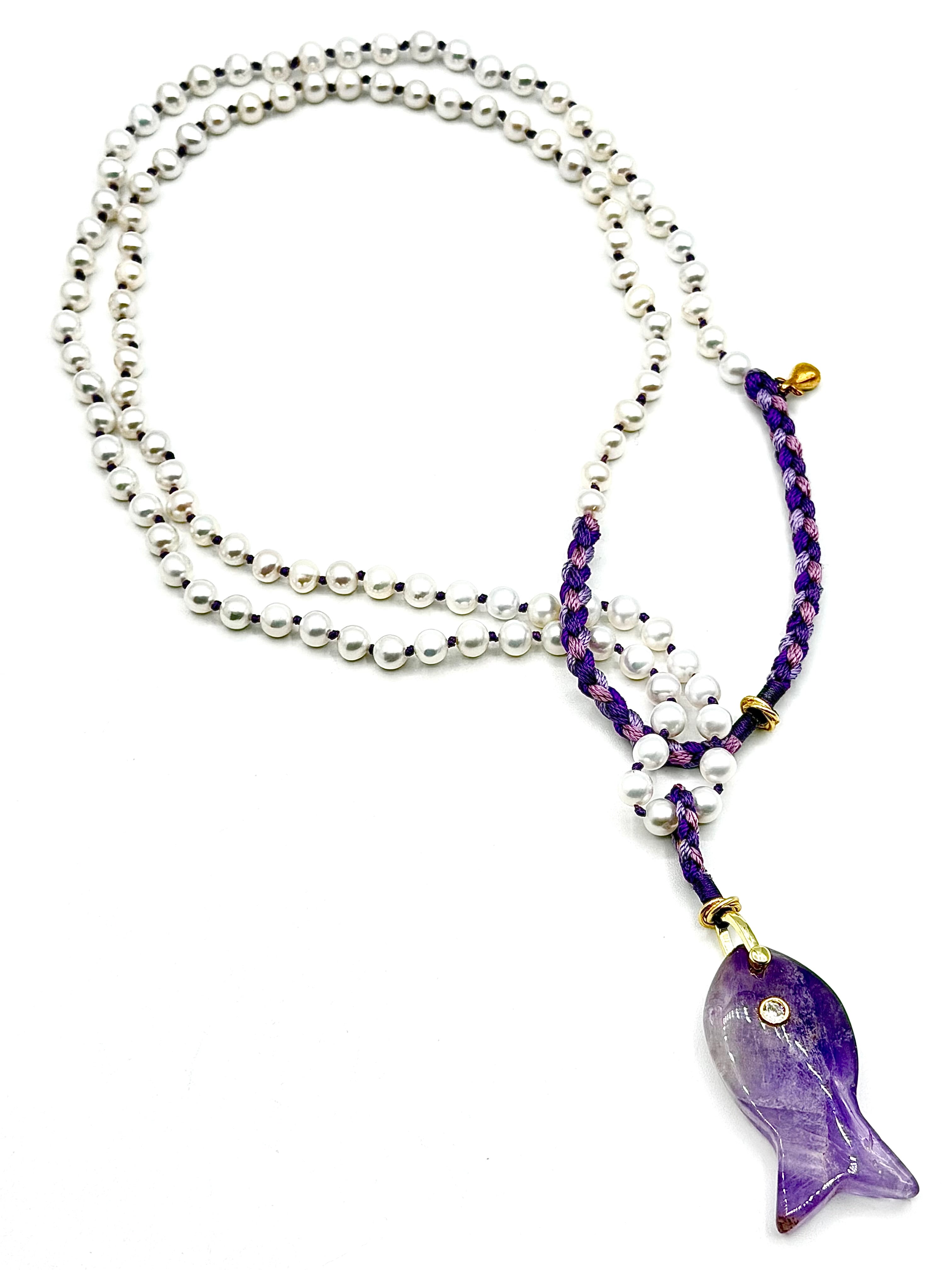 # 1 Pearls , Amethyst & A Little Good Fortune - A Fresh Take on Pearls , Inspiredby the Sea and Rich with Symbolism