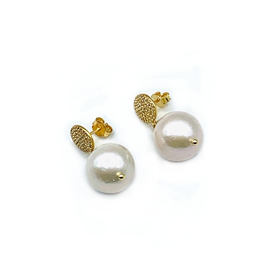 #38 Baroque Pearl earrings